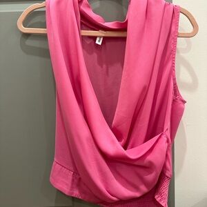 Pink Silky Blouse